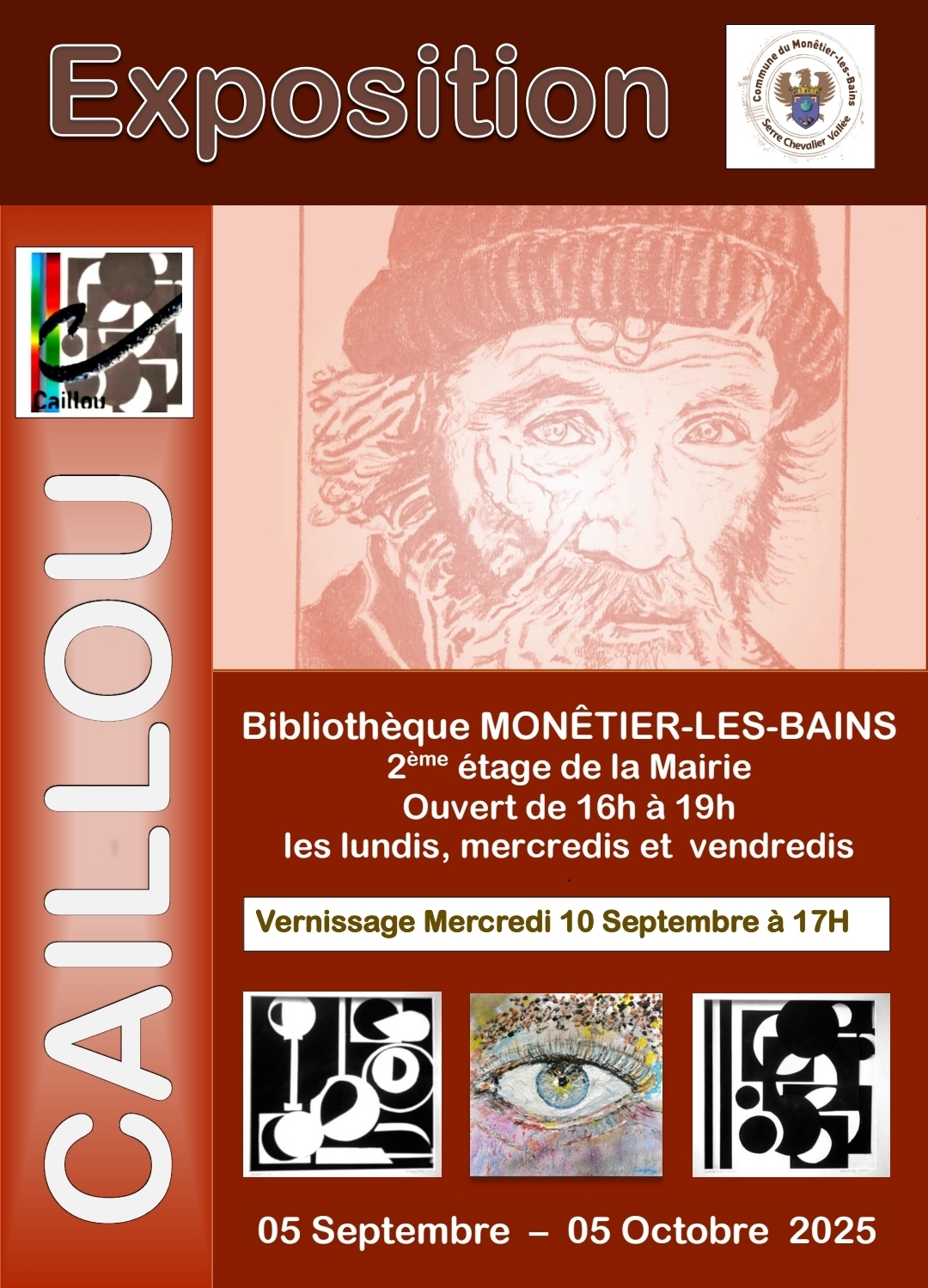 affiche caillou monetier image sept 2025